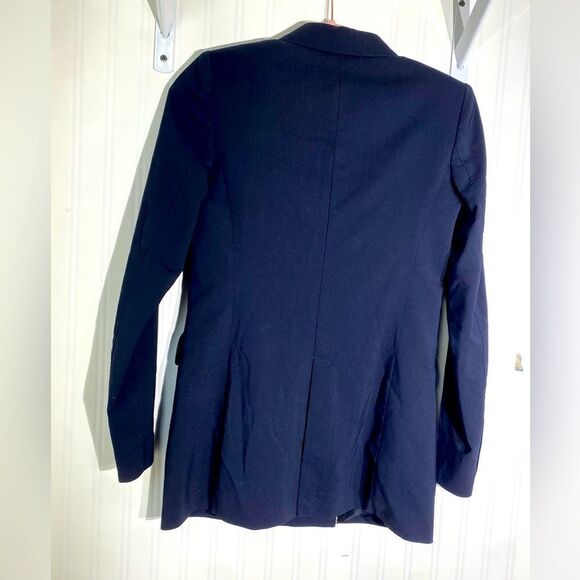 Massimo Dutti Double-Breasted Blue Blazer, Sz 2 - Picture 5 of 5